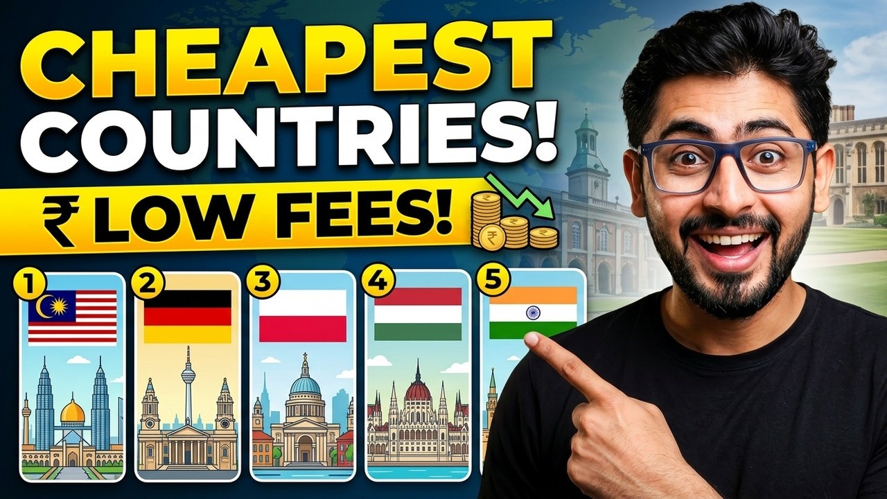 Ranking the Top 5 Most Affordable Countries for Indian Students to Study Abroad