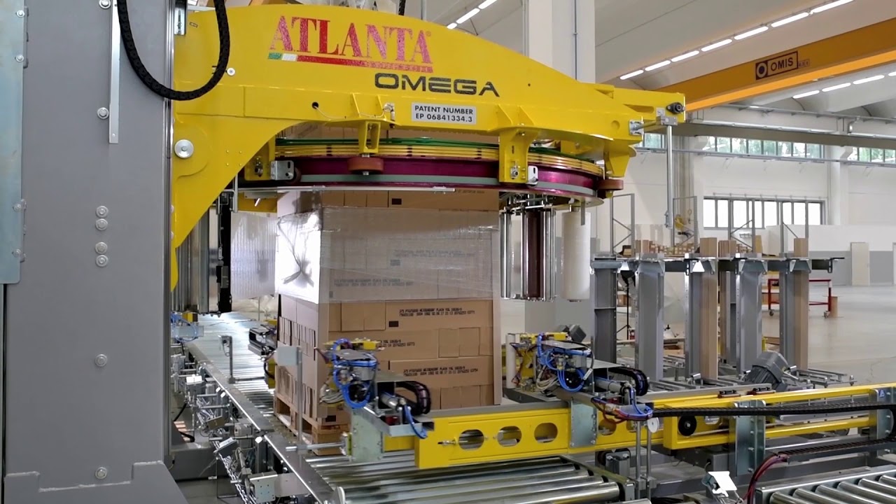 Atlanta Omega Fully Automatic Pallet Wrapping Machine | Hazel 4D