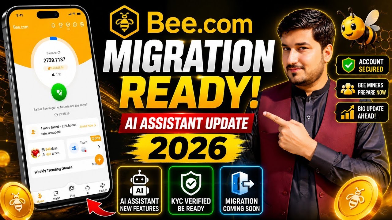Bee Network Migration AI Assistant Update 2026 | How to Prepare Bee Miners for Migration