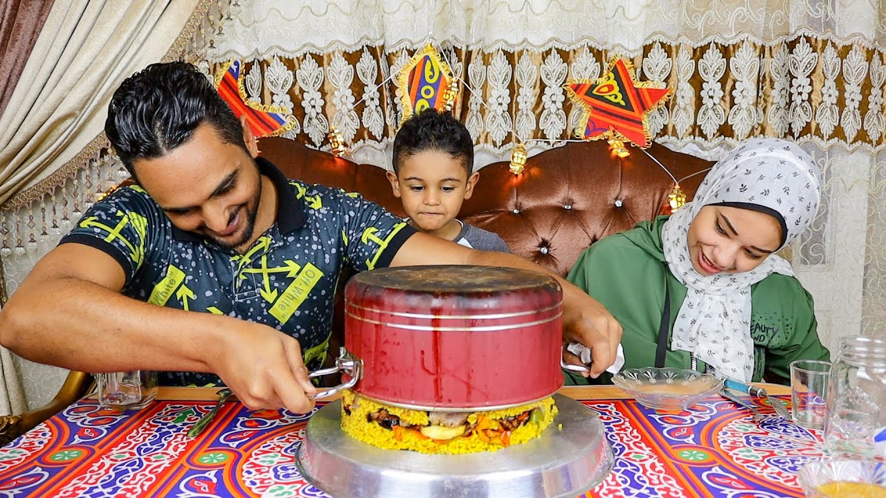 فطار اليوم المقلوبه العراقيه مع تحدي الاسئلة المحرجه🤭