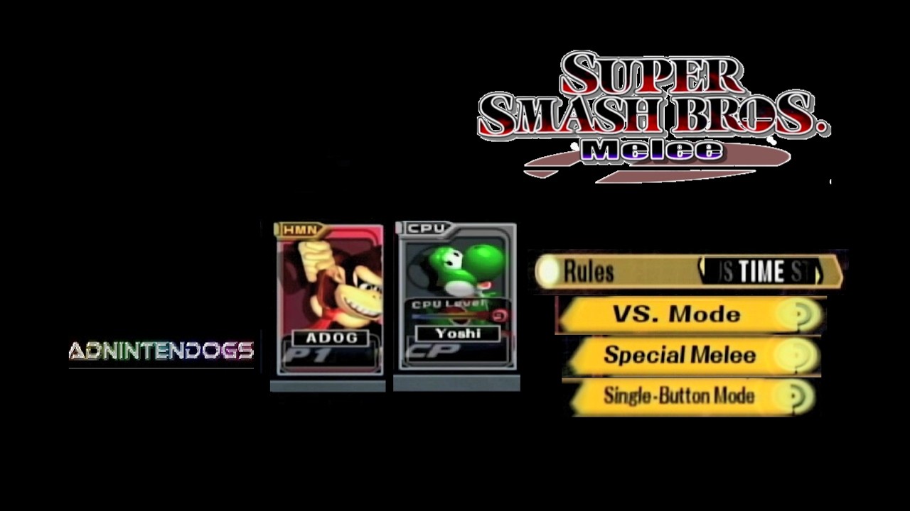 Super Smash Bros. Melee 2026 VS Mode Special Melee Single-Button Mode 100 KOs.