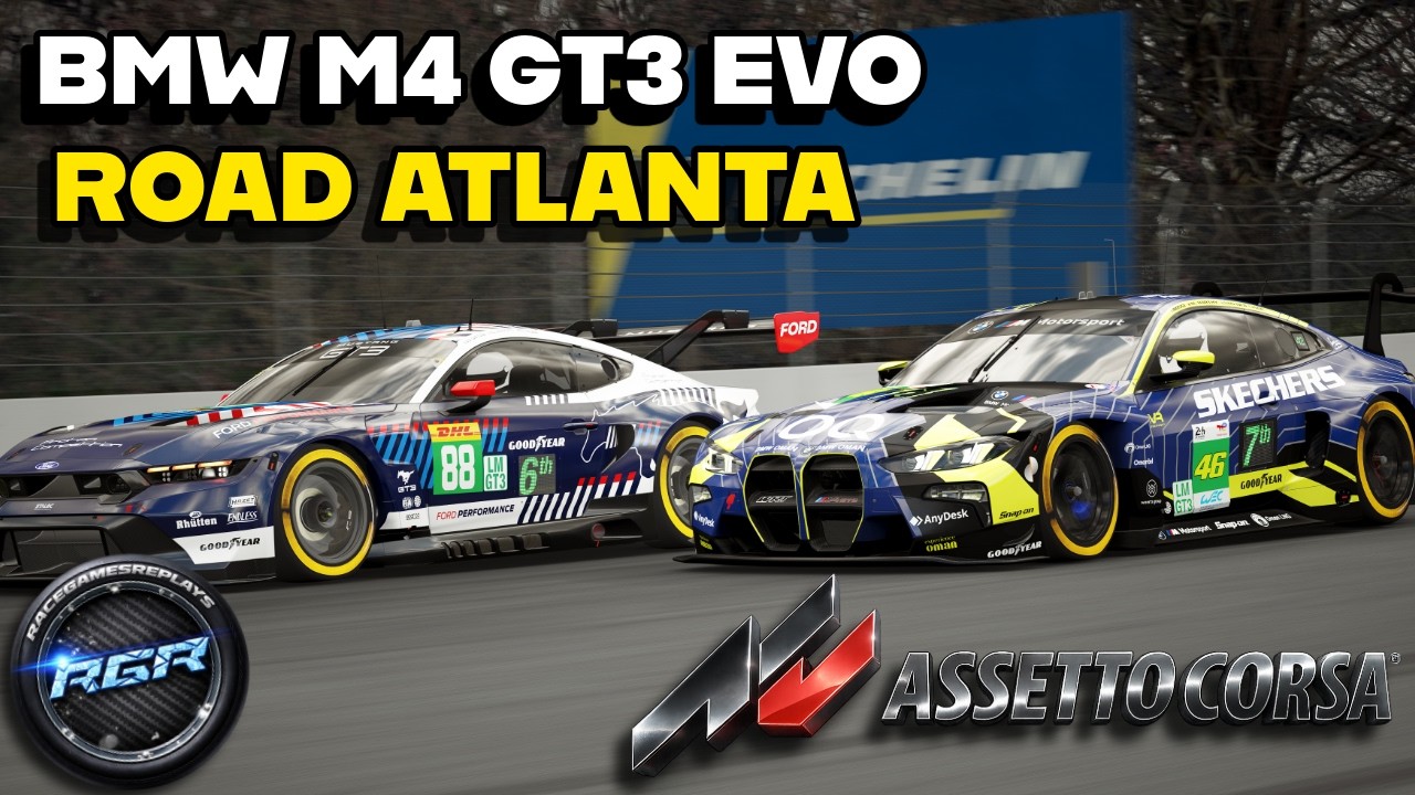 Assetto Corsa #BMW M4 GT3 Evo @ Road Atlanta