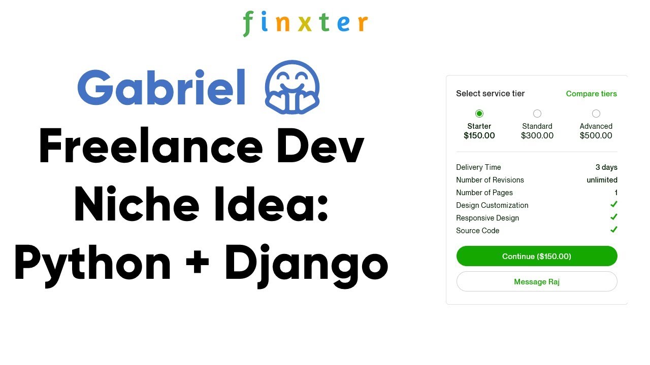 [Gabriel] Niche Idea - Python Django Freelancer
