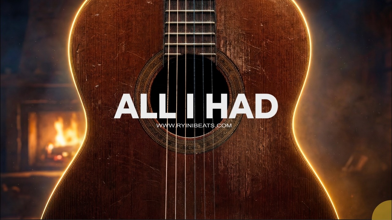Sad Acoustic Guitar Type Beat 'All I Had' | Emotional Folk R&B Instrumental