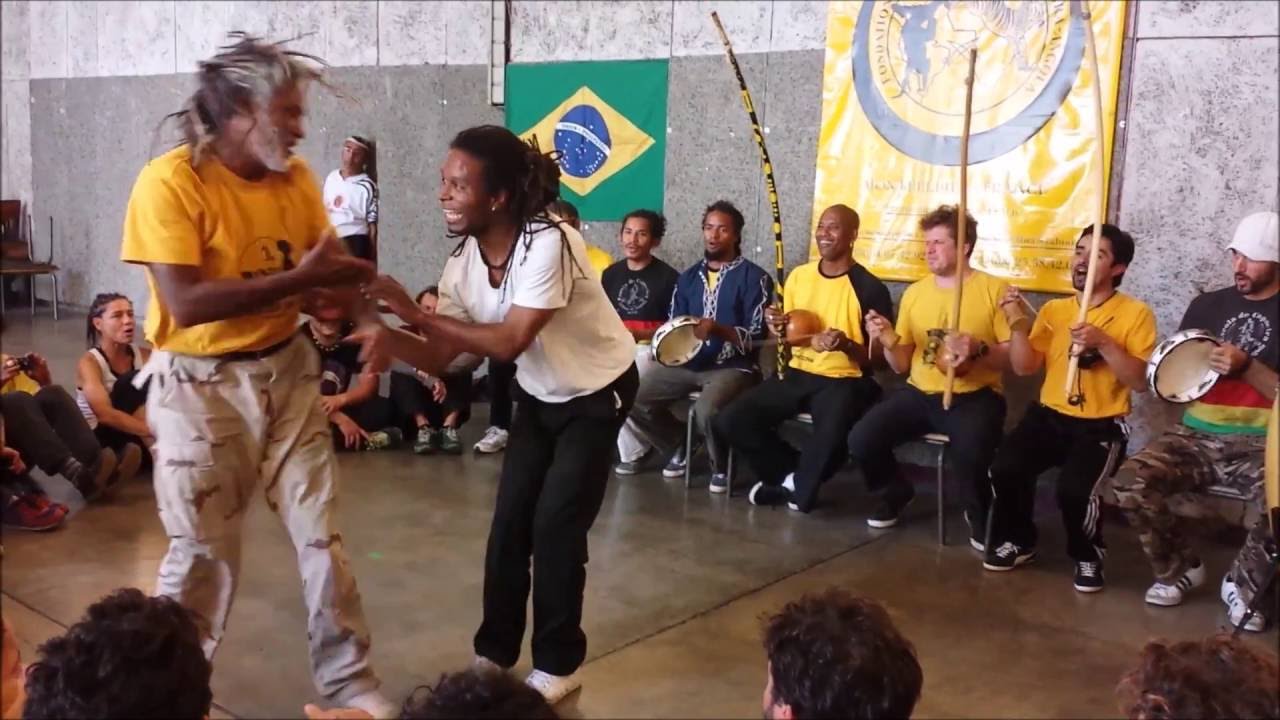 Jogo Mestre Cobra Mansa & Gatinho Angola, capoeira angola (Kilombo Tenonde & CECA Marseille)