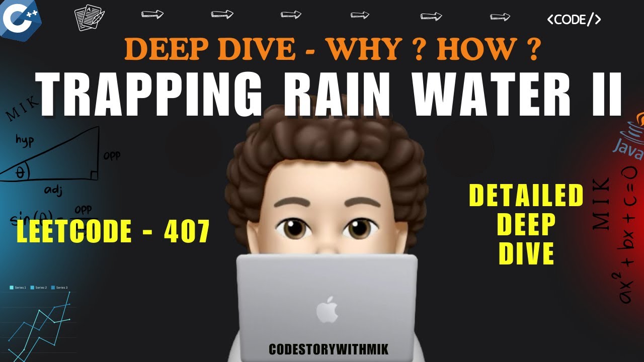 Trapping Rain Water II | Deep Dive Explanation | What | Why | How | Leetcode 407 | codestorywithMIK