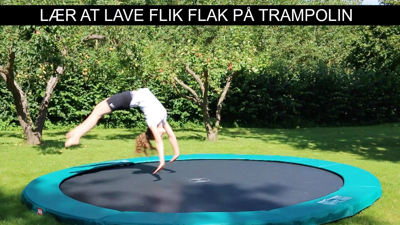 Lær at lave flik flak på trampolin