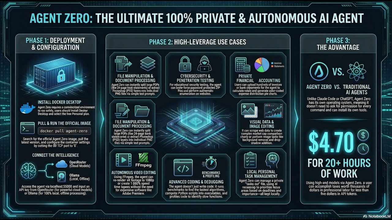 Agent Zero: The 100% Private AI Agent That Does It ALL (8 Insane Use Cases)