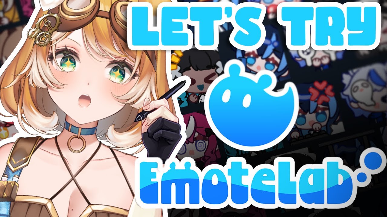 EASILY & CHEAPLY make CUSTOM ANIMATED Emotes!?🎨Let's try EmoteLab!【#BonnieBarkswell】