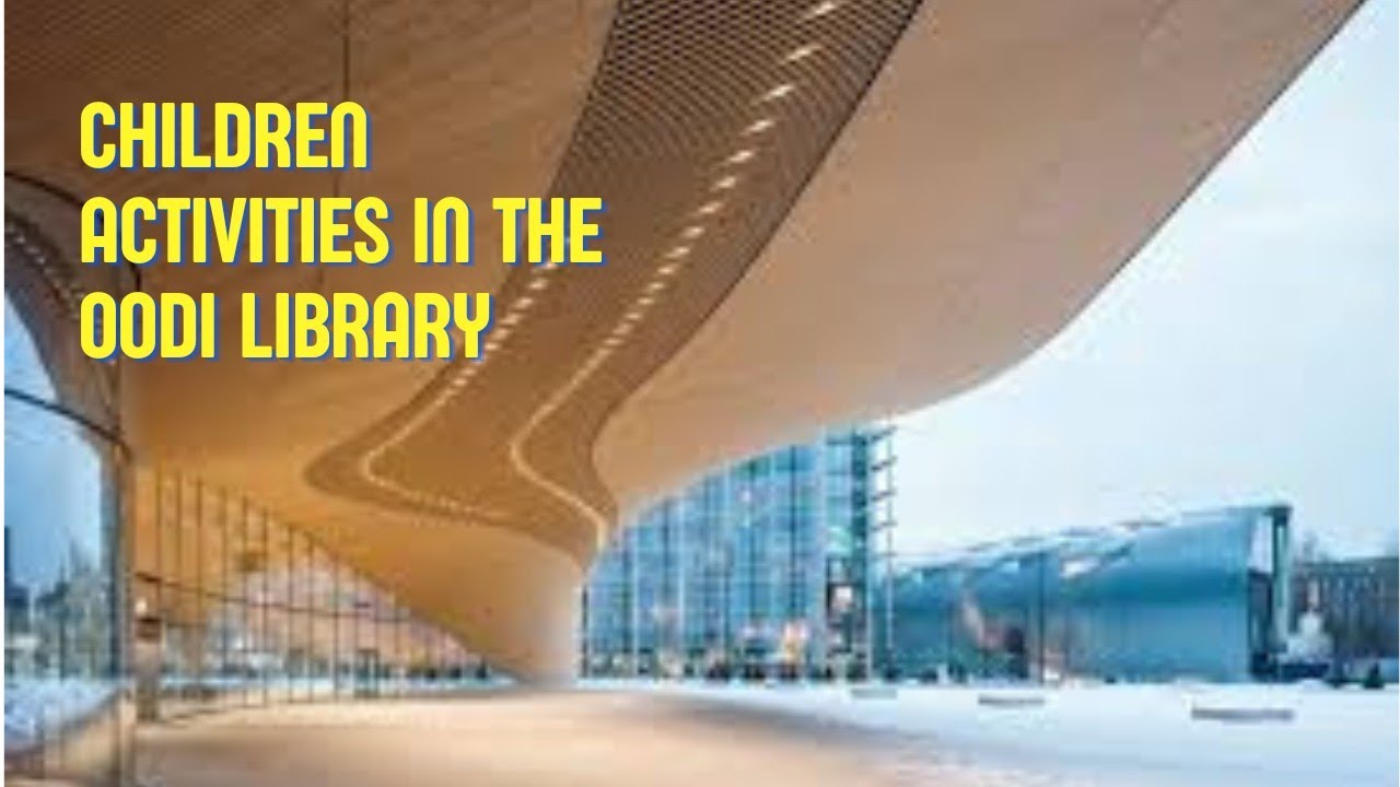 Children's activities in the OODI Library in Finland