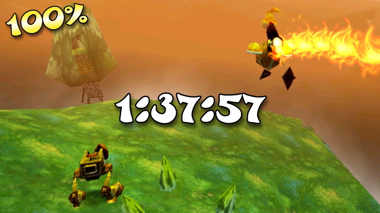Rayman 2: The Great Escape 100% Speedrun in 1:37:57