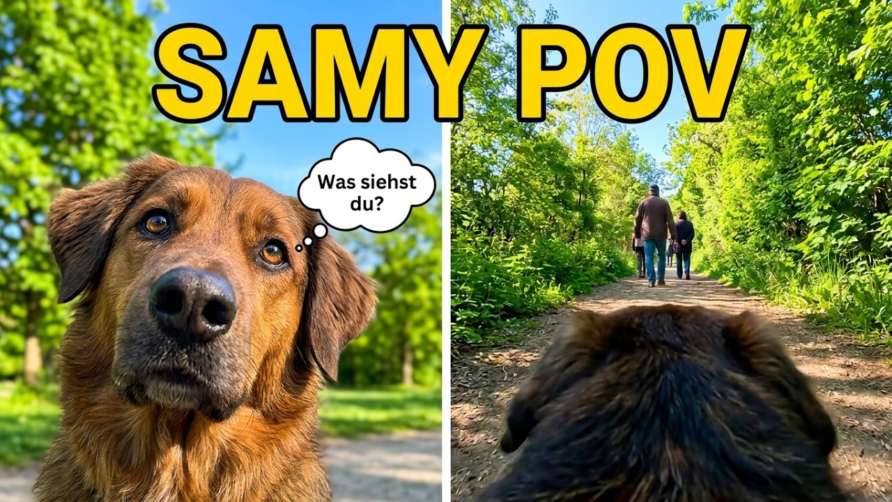 Samy's POV vom schönen Bodensee Gassi gestern.😍🫶🏻🦮🐕‍🦺 (Ihre Sicht war viel schöner als meine). 😅
