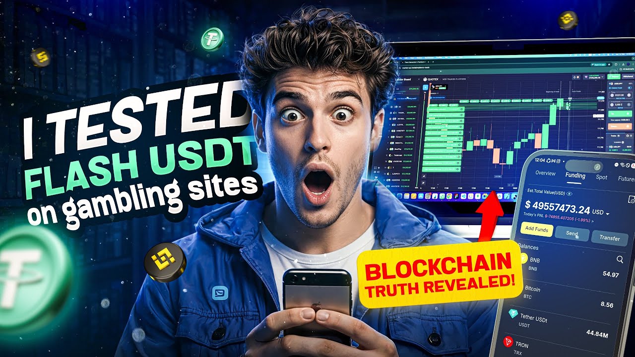 I Tested Flash USDT on Gambling Sites 😱 | Blockchain Truth Revealed