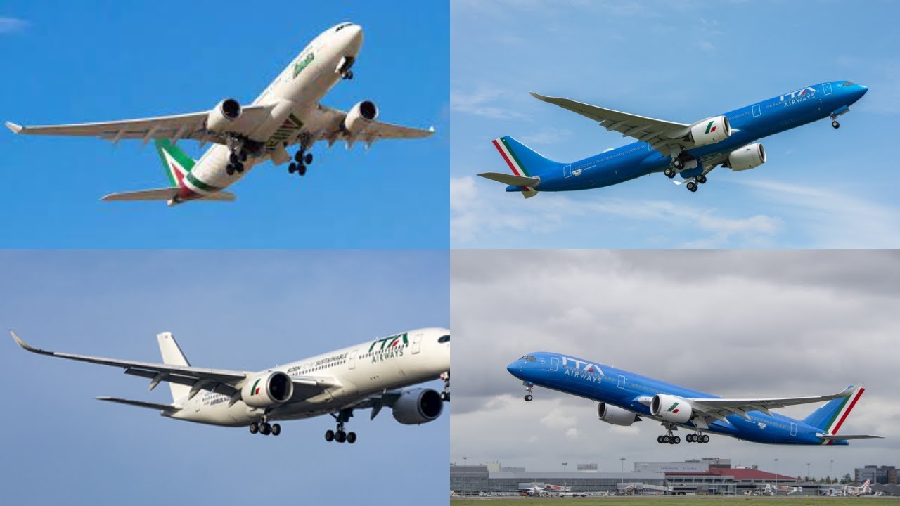 🔴AMAZING PLANESPOTTING FROM ROME FIUMICINO AIRPORT - 4K