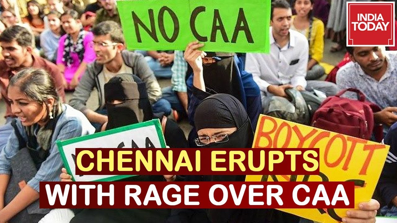 Chennai Erupts With Rage Over Centre's CAA, Protesters Slam EPS Govt For Betraying Trust