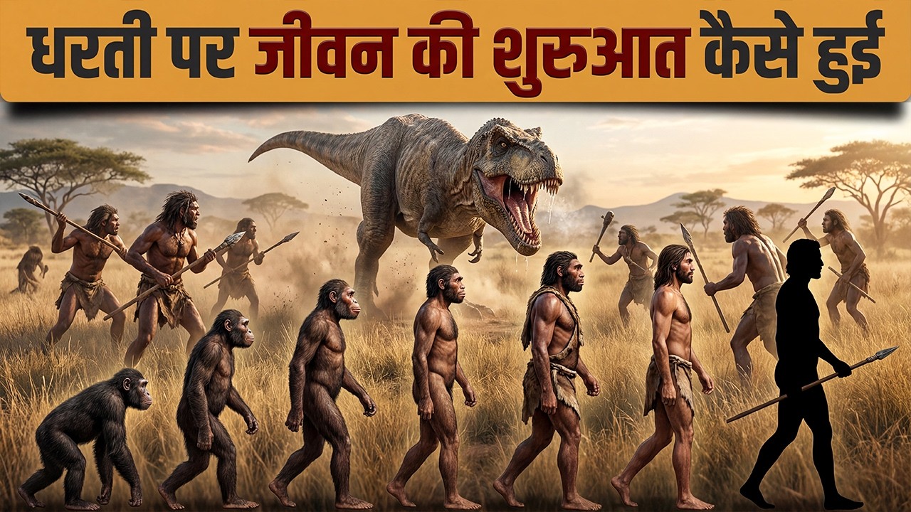 हम कहां से आए? धरती पर जीवन की 4 अरब साल की कहानी | Evolution Documentary Hindi