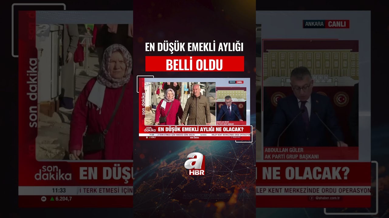 En D&uuml;ş&uuml;k Emekli Maaşı 20 Bin TL! AK Parti'den A&ccedil;ıklama Geldi #shorts #emekli #sondakika