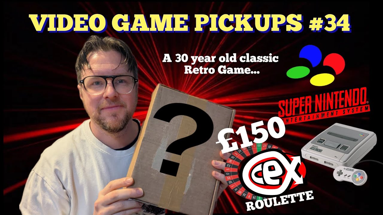 Grabbing the last Super Nintendo game in stock! Rare Snes CEX roulette to start the year! #gaming 