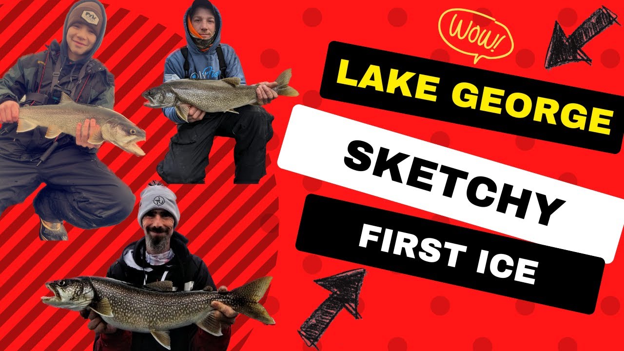 Lake George First Ice 2023 | SUPER SKETCHY ICE