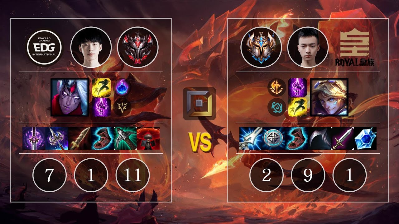 EDG Hope Varus vs RNG Able Ezreal Bot - KR GrandMaster Patch 10.10