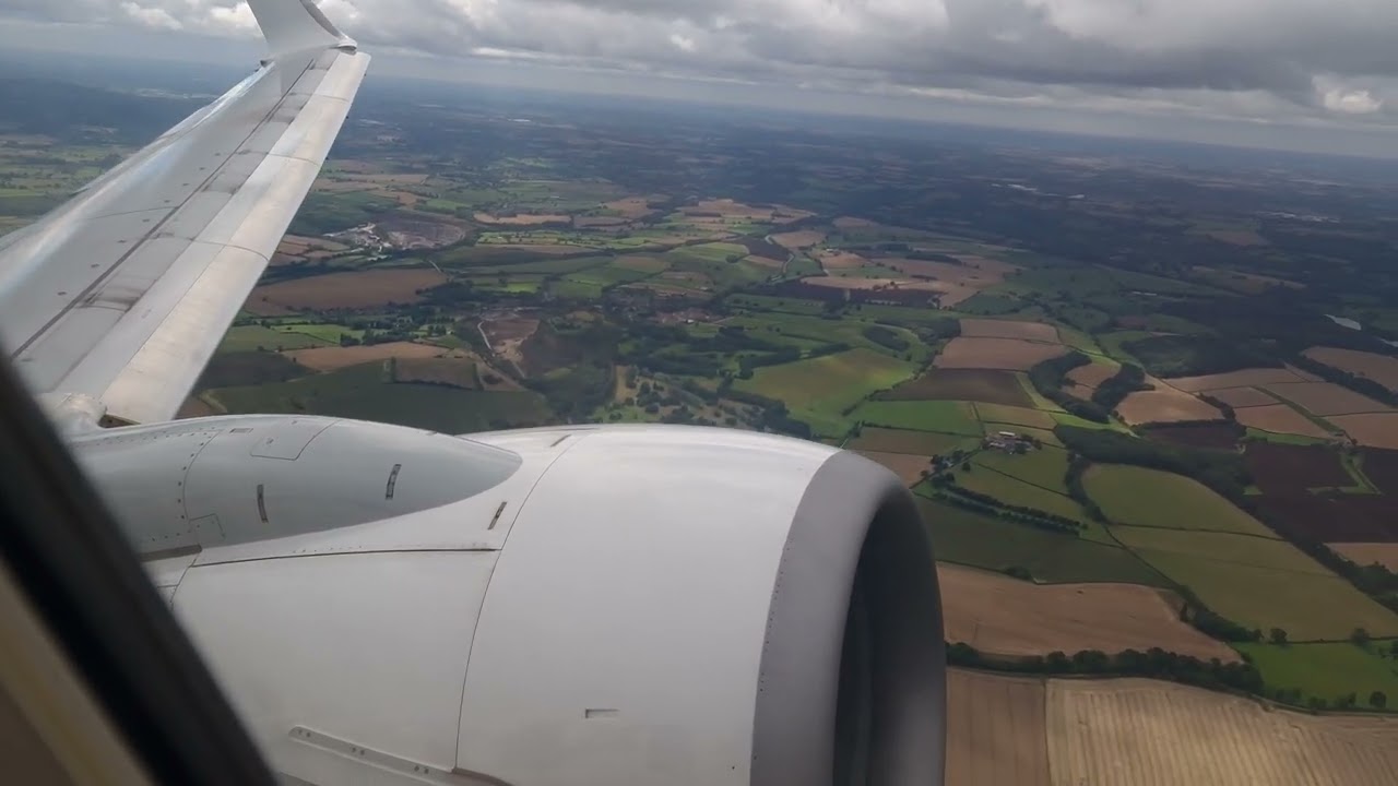 Take off from East Midlands Airport
