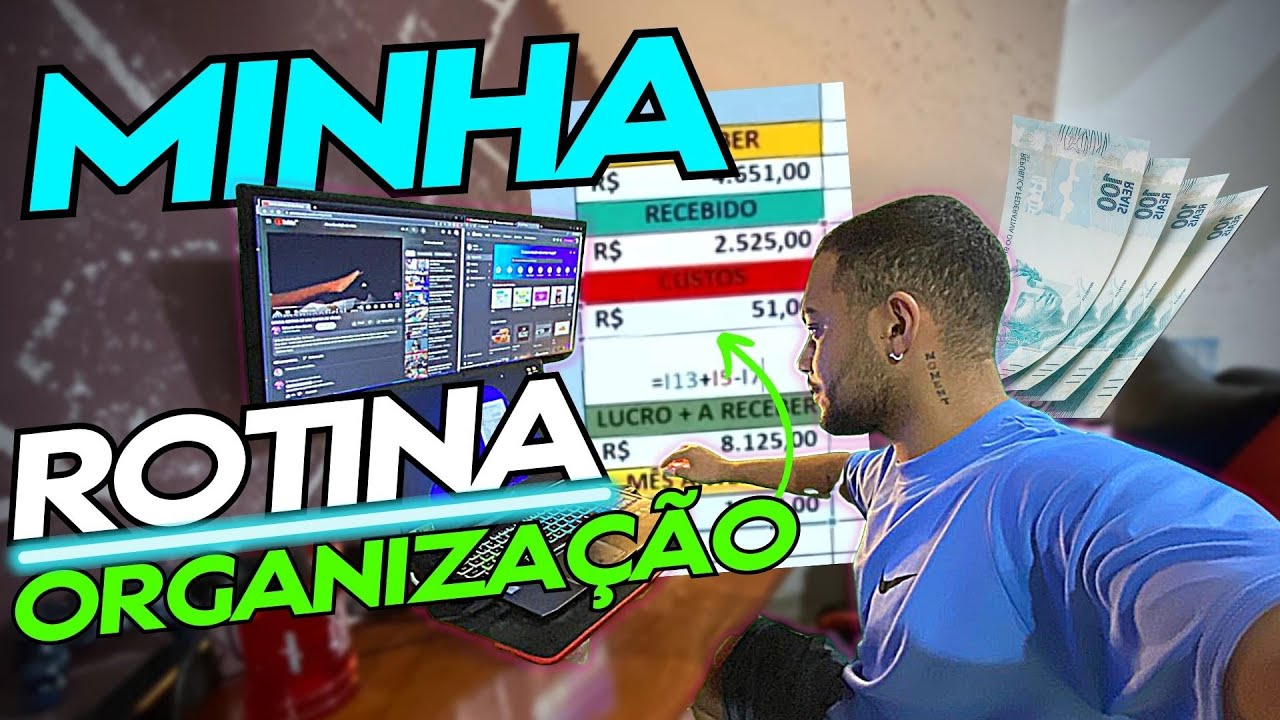 Meu DIA sendo EDITOR DE VÍDEO - EDIÇÃO DE VÍDEOS ! Rotina e Organização
