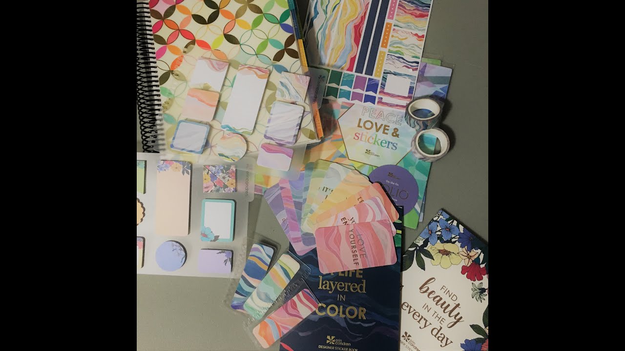 EC Insider Launch Day Order Haul Hourly Planner and Accessories