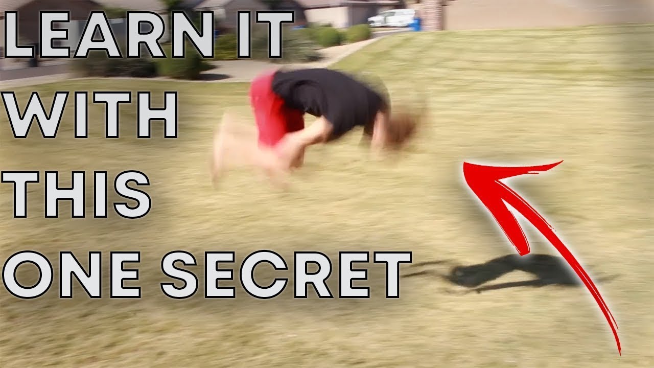 How To Do A Frontflip On Ground For Beginners