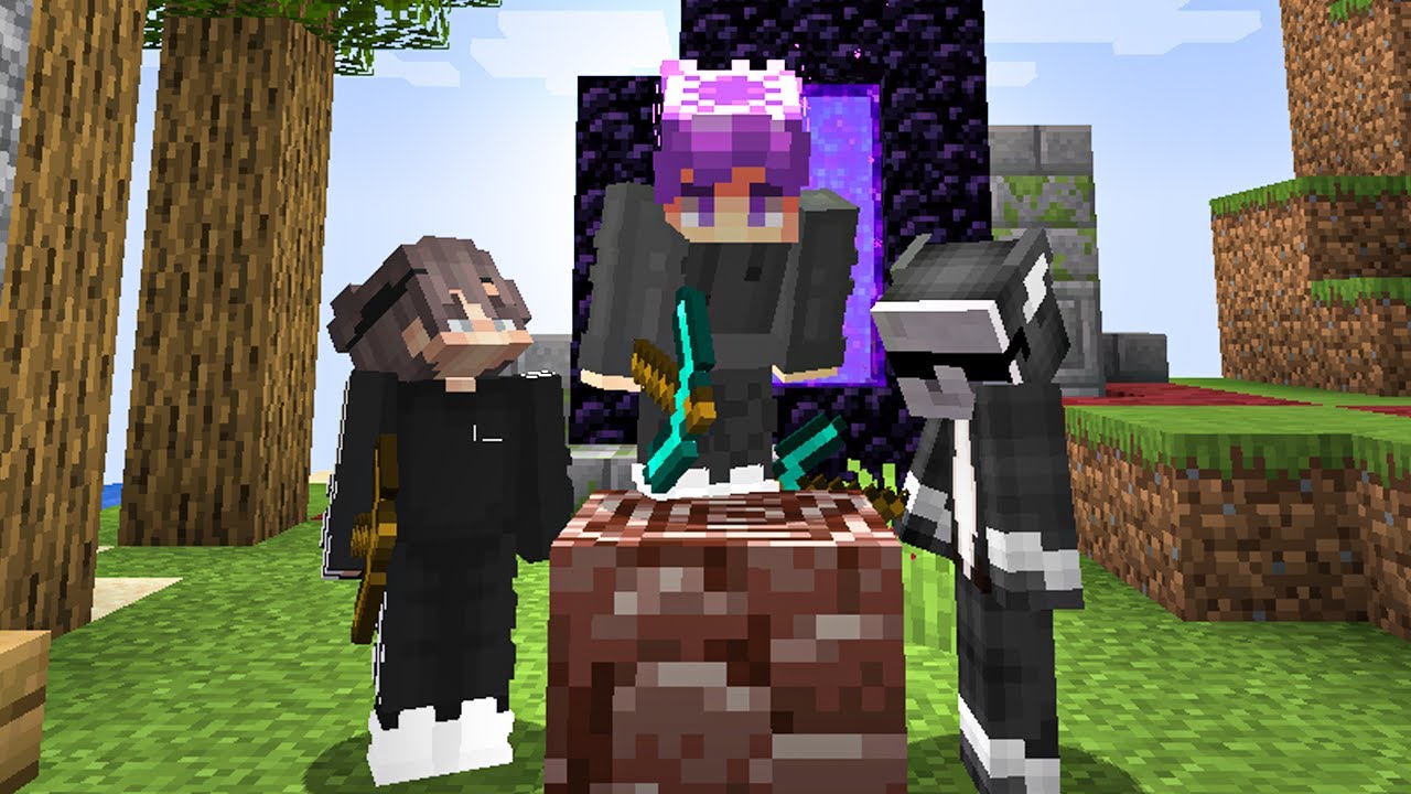 KTO PIERWSZY Wykopie NETHERITE WYGRYWA (one chunk challange)