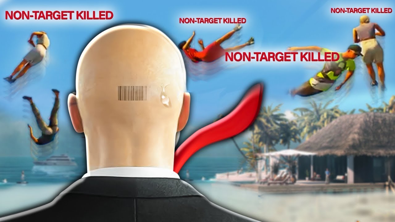 Hitman but there&rsquo;s no gravity so bodies keep floating away
