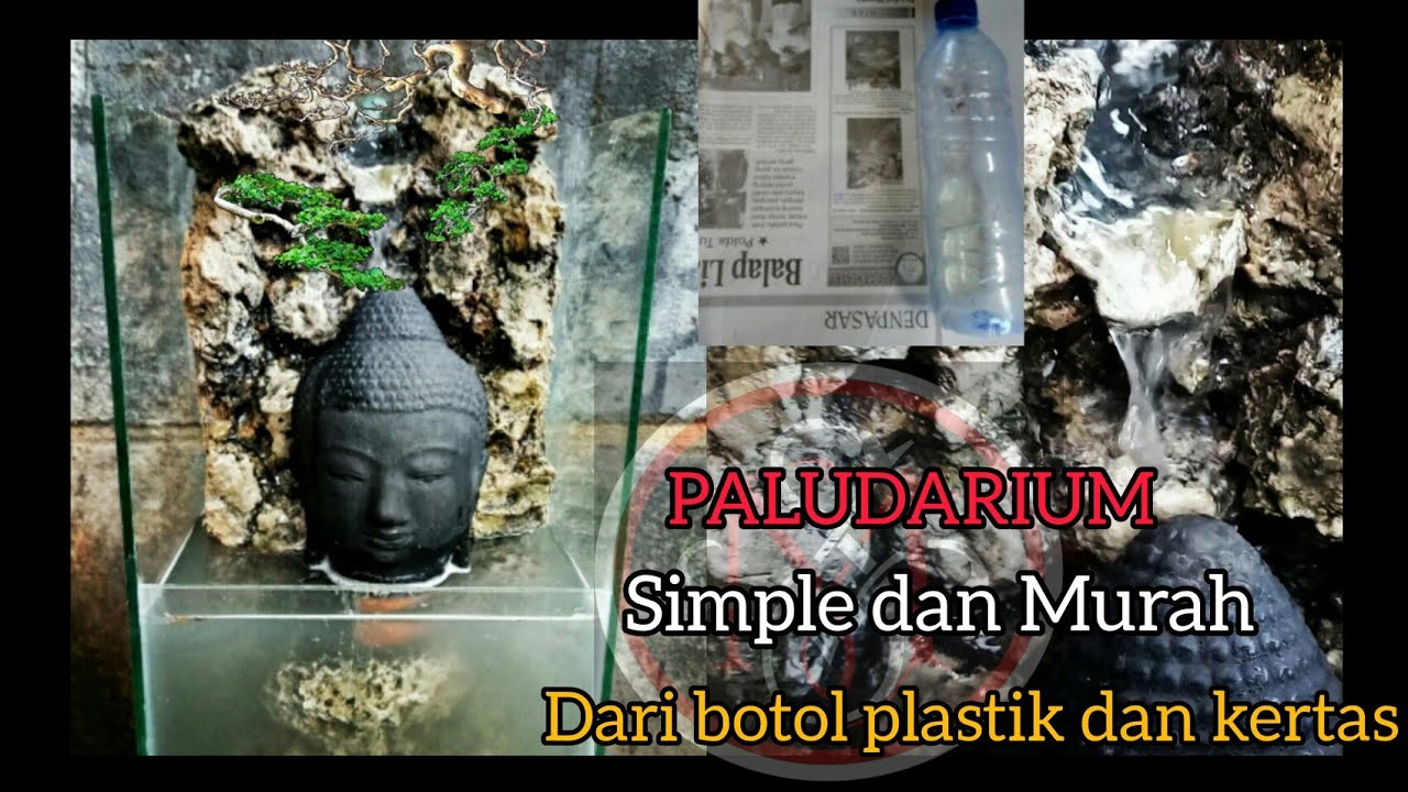 RELIEF TEBING //paludarium // dari botol plastik dan kertas #diy #msrelief