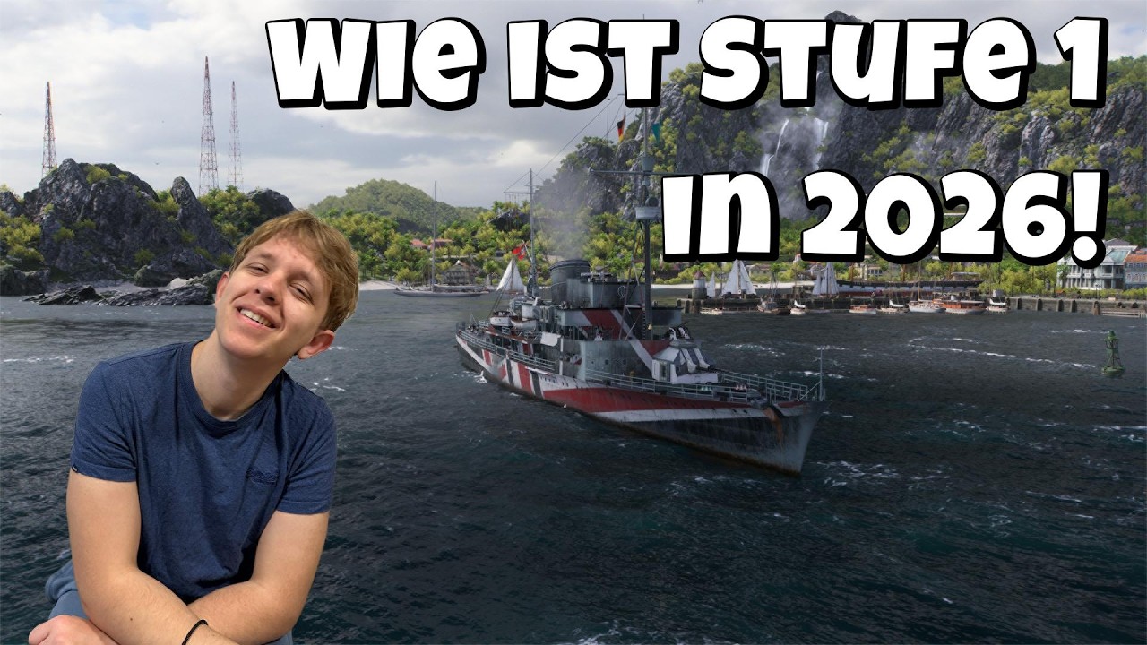 Wie viel Schaden ist in einem Stufe 1 Gefecht drin! | World of Warships