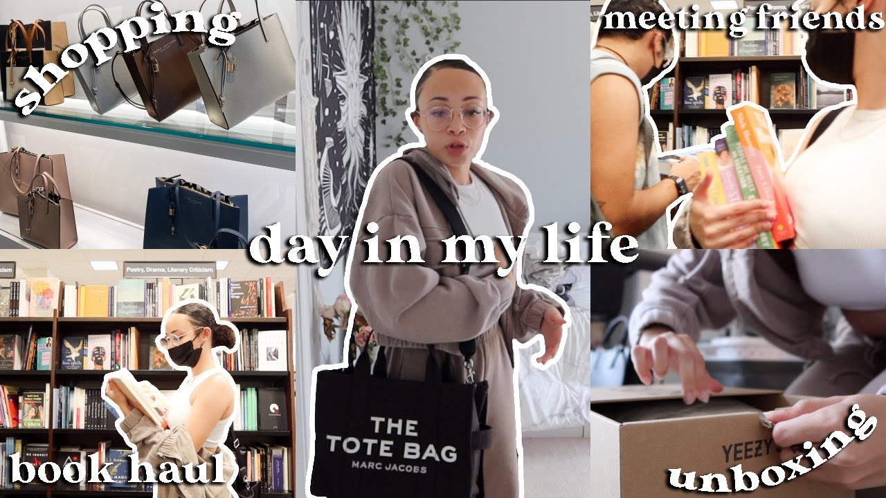 shopping, book hauls, hanging out with friends & creating content *day in my life* | aliyah simone