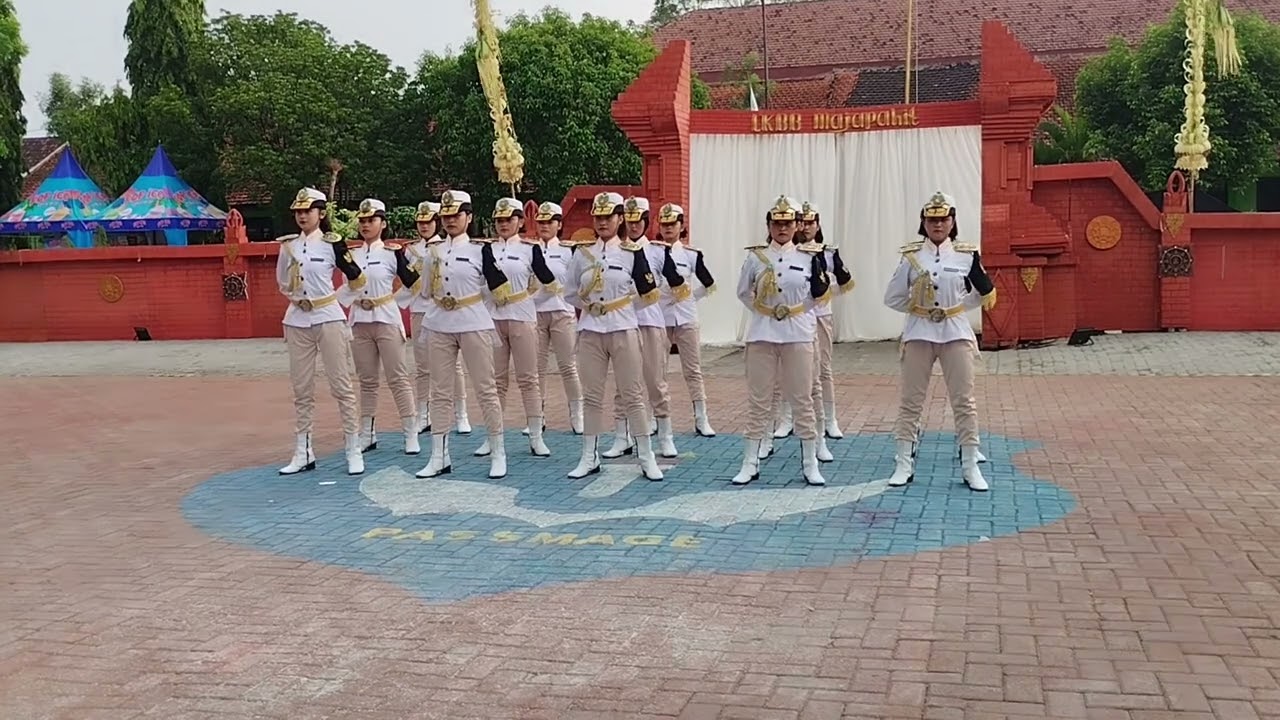 CAPEK JUARA UTAMA TERUS | PENAMPILAN PASKIBRA SMKN 1 BUDURAN DI LKBB MAJAPAHIT 2024
