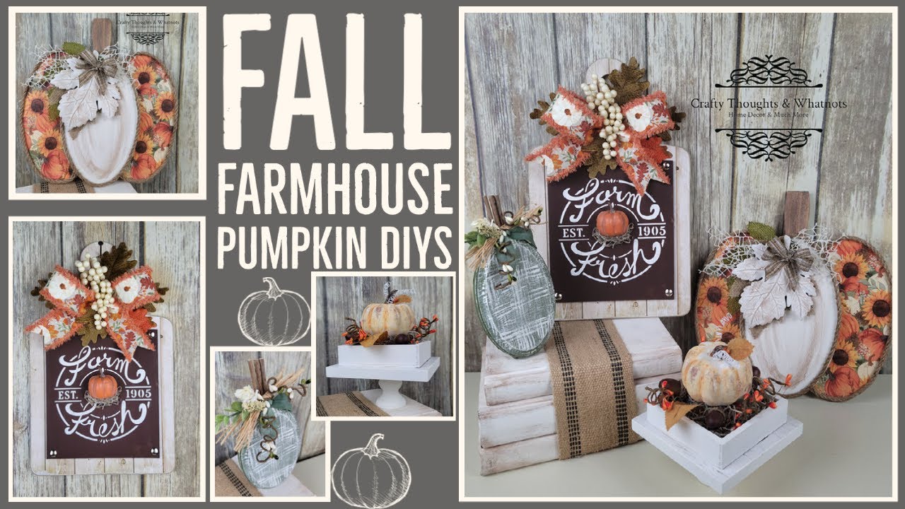 Fall Farmhouse Pumpkin DIYs