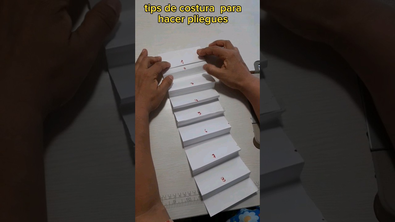 tips de costura para hacer pliegues #costura #aprender #ideas #costuracreativa #coser #dise&ntilde;o #viral