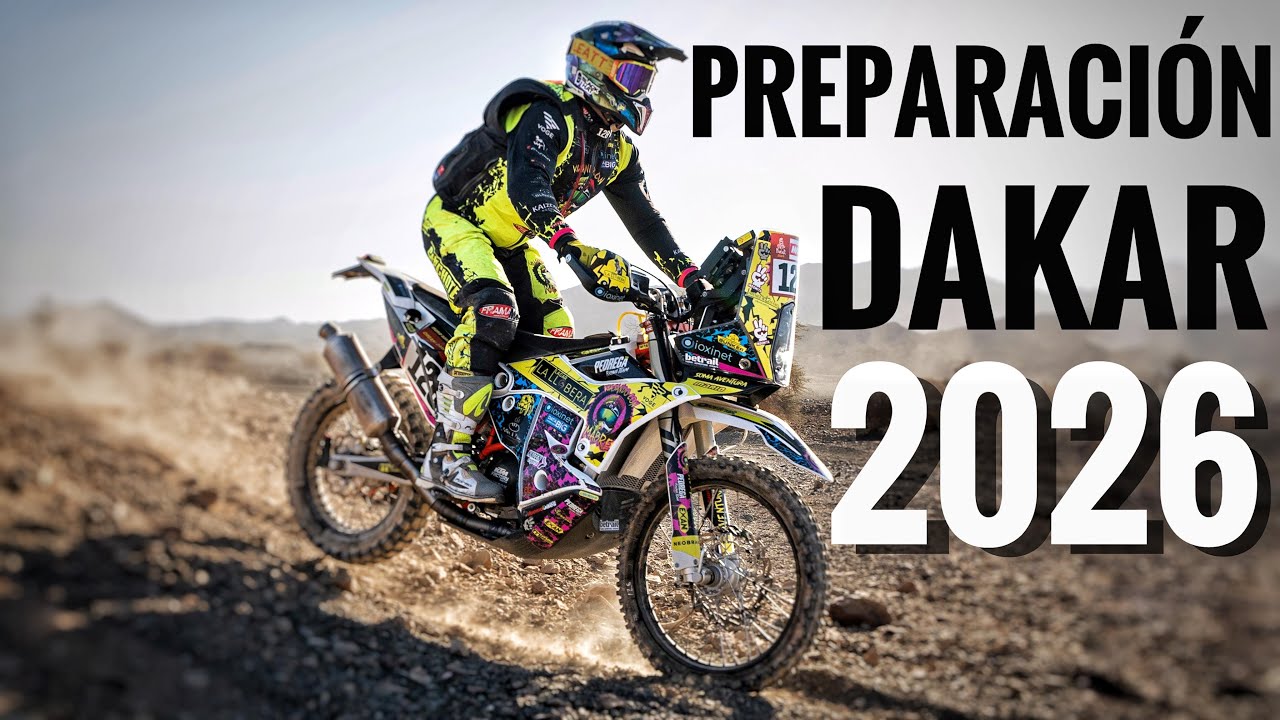 Preparativo dakar 2026 y El Nuevo trazado + de 900 km por Etapa