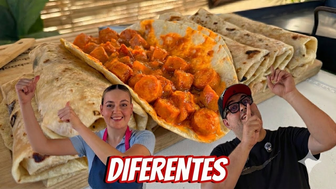 Chimichangas de Salchicha Enchipotlada | Receta Casera y Diferente