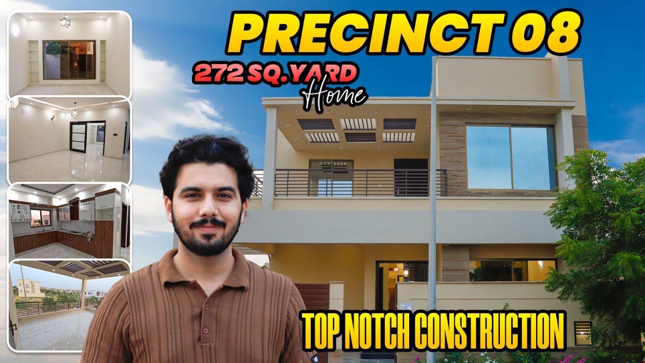 Precinct 08 | 272 sq.yard Home | Bahria Town Karachi | Top Notch Construction | Ask Osama Realtors