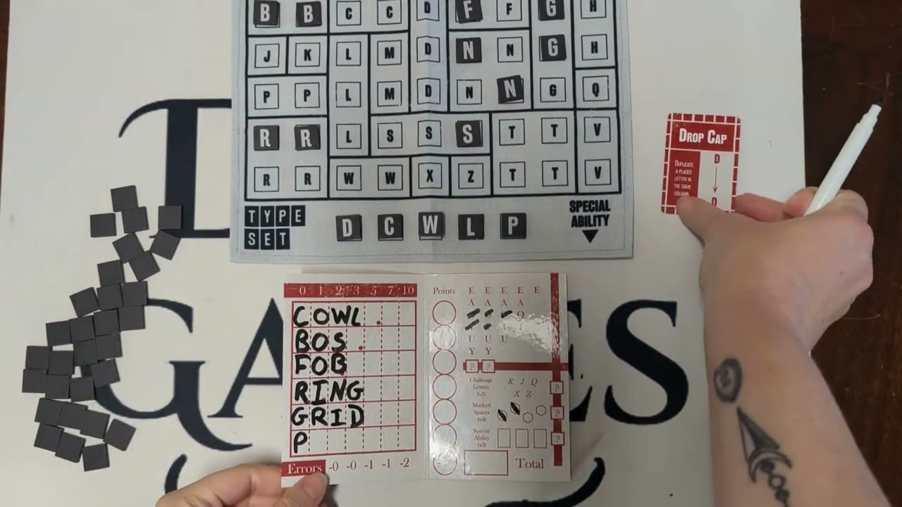 DVC Games: How to Play TYPESET