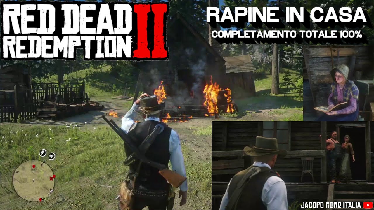 RDR2 ITA | RAPINE IN CASA | Posizione | Completamento totale 100% | Offline | Walktrough ITA HD