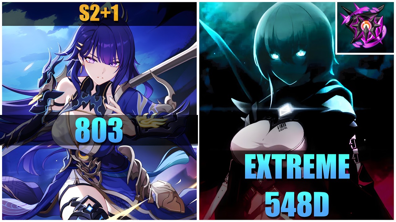 [EU] Nirvana 548D - Raven - Extreme 803 Pts | Honkai Impact 3rd 8.7