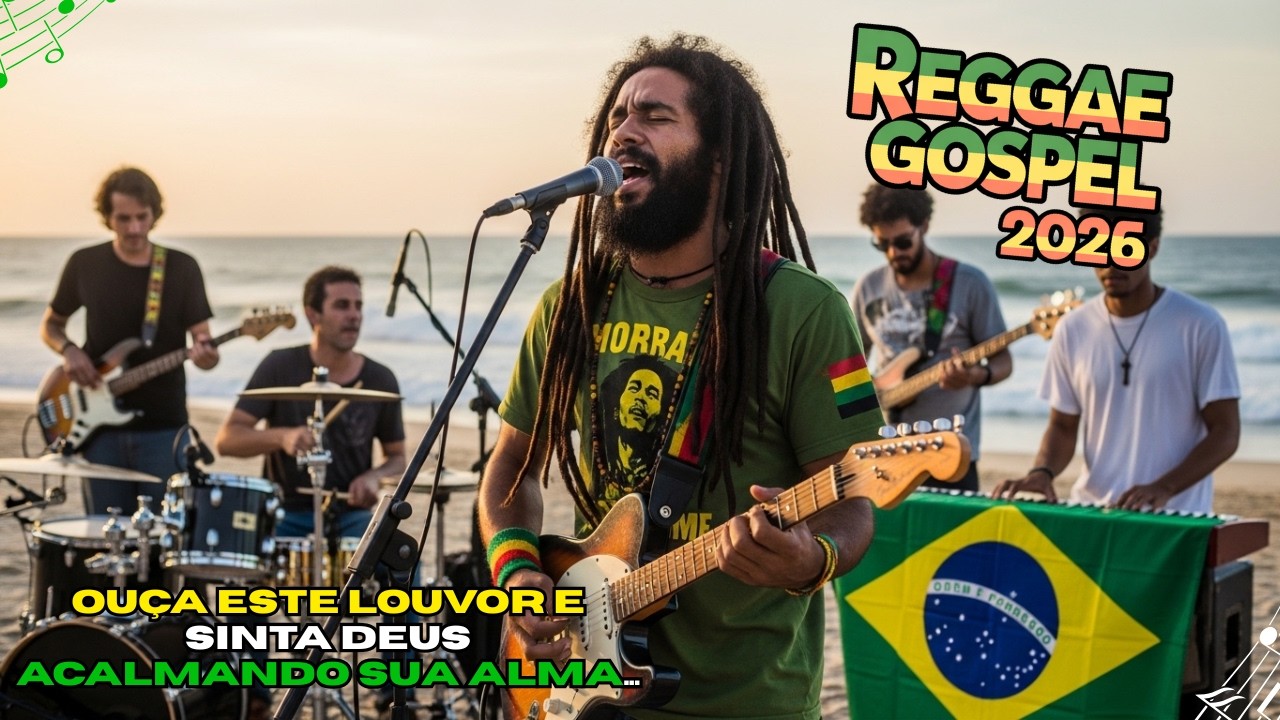 OUÇA ESTE LOUVOR E SINTA DEUS TRAZENDO PAZ AO SEU CORAÇÃO | SALMO 4 PODEROSO | REGGAE GOSPEL 2026