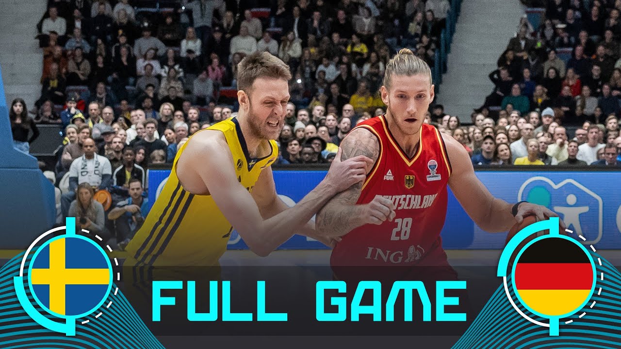 Sweden v Germany | Full Basketball Game | FIBA EuroBasket 2025 Qualifiers
