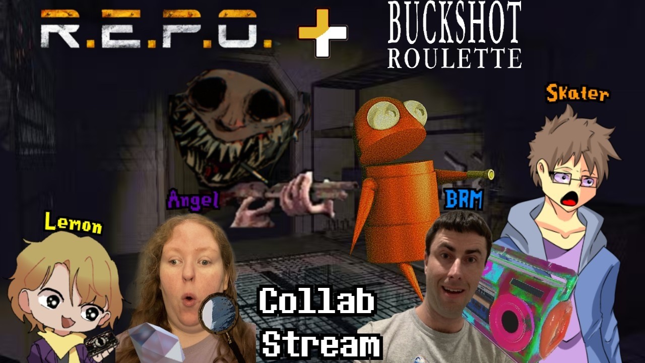 R.E.P.O & Buckshot Roulette || Collab Stream w/ @TAngelGaming & @BRM9595
