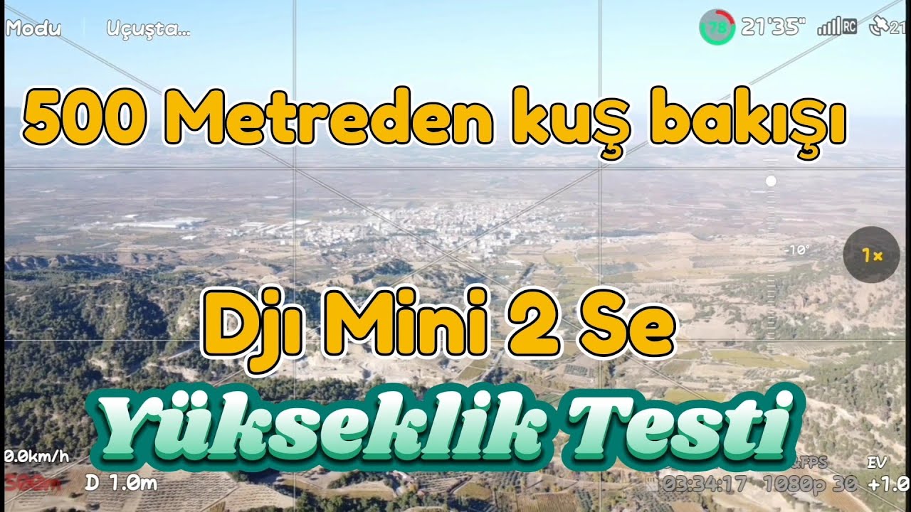DJİ MİNİ 2 SE YÜKSEKLİK TESTİ #keşfet #dji #djimini2