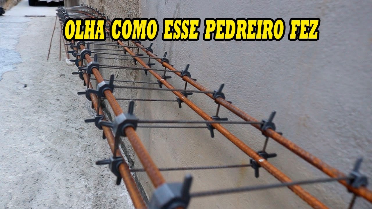 Olha como esse pedreiro fez