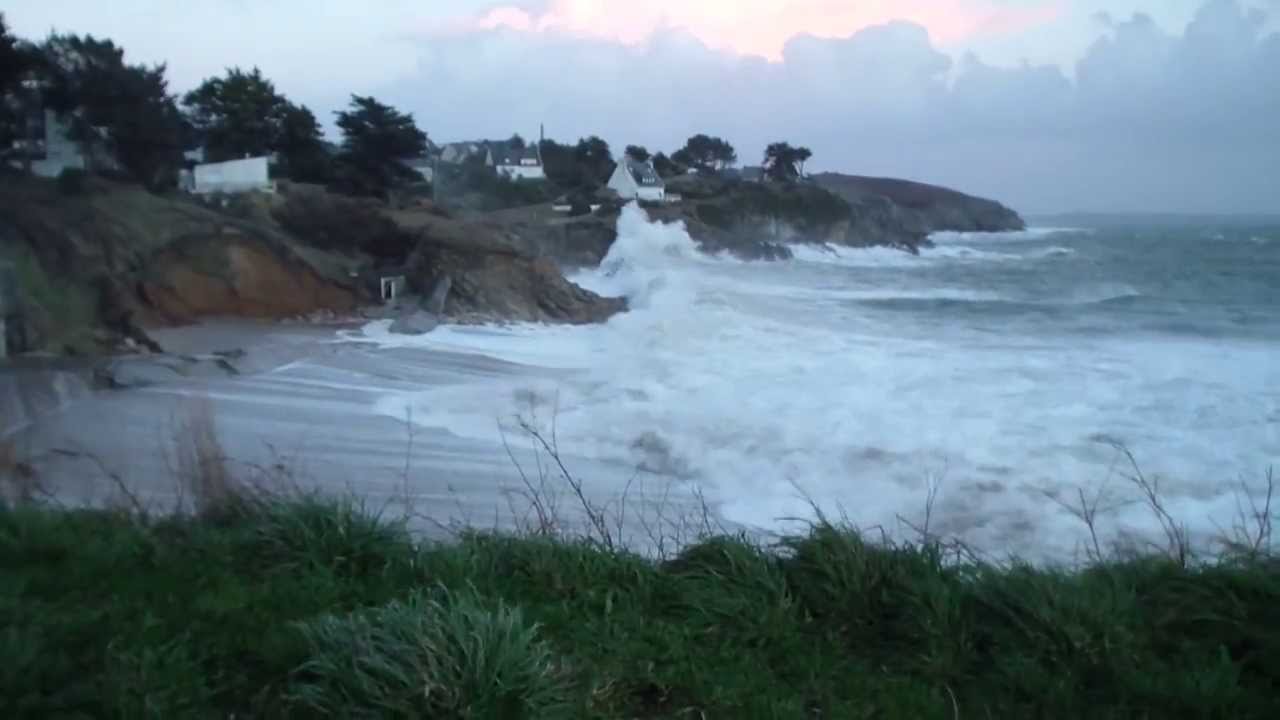 Bretagne - Tempête 01 février 2014 - Locmaria Plouzané