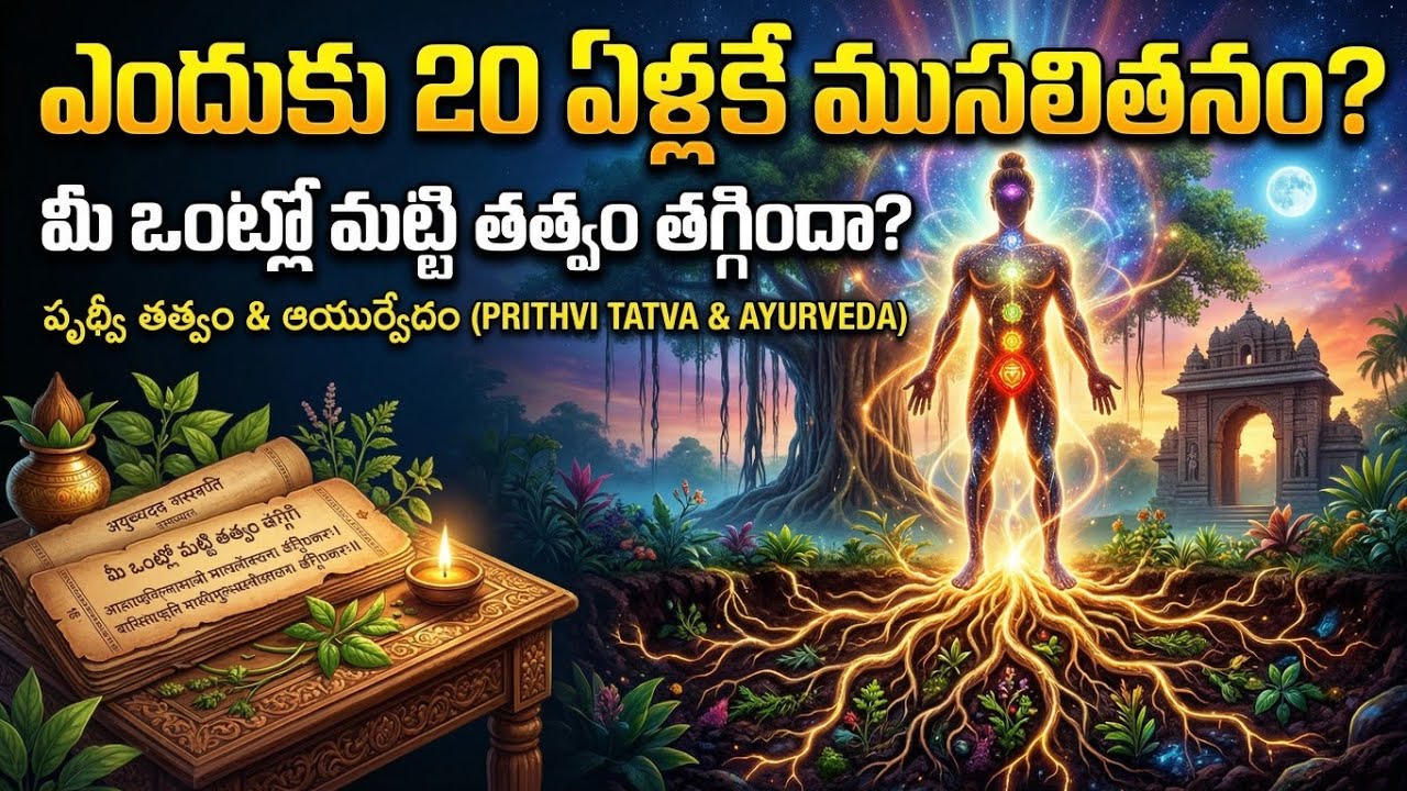 ​ఎందుకు 20 ఏళ్లకే ముసలితనం? ​మీ ఒంట్లో మట్టి తత్వం తగ్గిందా?