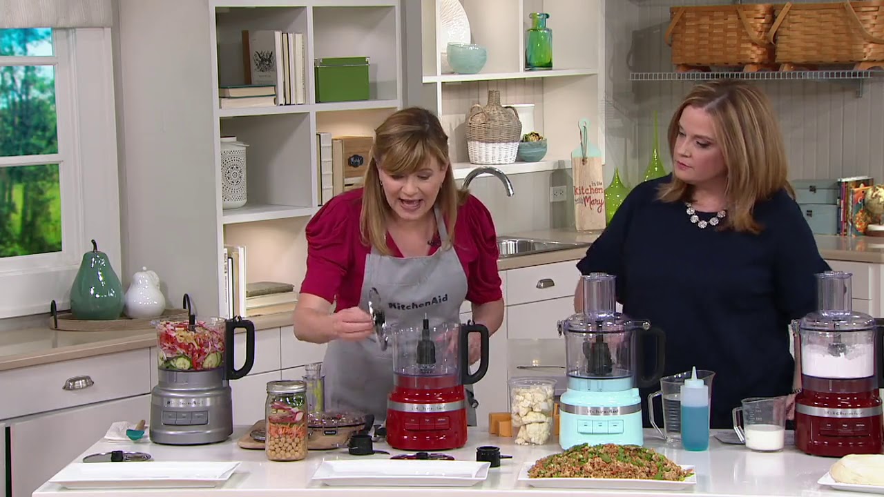 KitchenAid 7-Cup Food Processor Plus with In-Unit Blade Storage on QVC